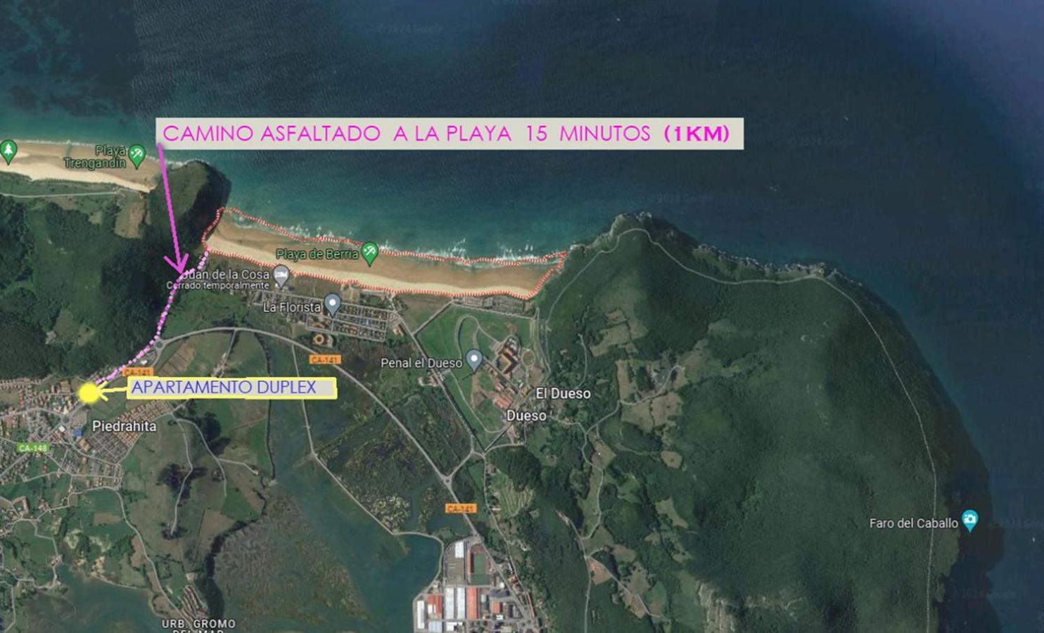 Piedrahita Duplex Playa Berria公寓 外观 照片